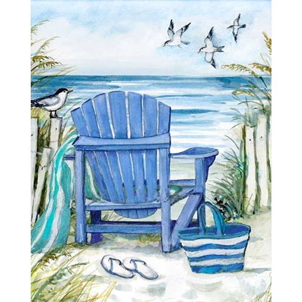 Seaside-Paint by Numbers-16"x20"/40x50cm