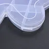 Dessin anim&eacute; diamant peinture perceuse bo&icirc;te de perle &eacute;tui de rangement bricolage &eacute;tui transparent (papillon)