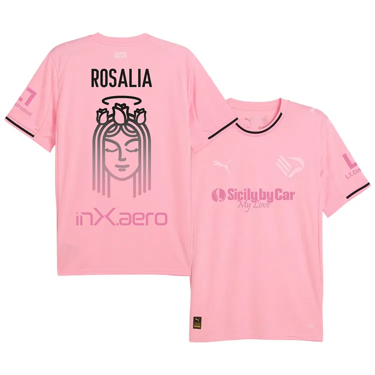 【S~4XL】Palermo 25/26 "Santa Rosalia" Special Edition Home Football Jersey