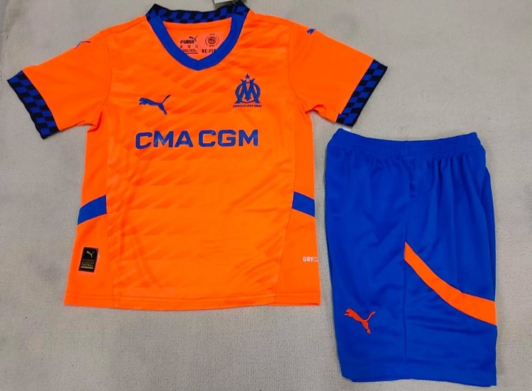 24-25 season Marseille second guest children's clothing
