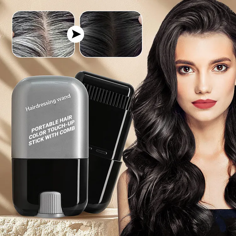 💕Portable Hair Color Touch-Up Stick With Comb