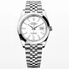 Rolex Datejust M126300-0006 Stainless Steel on Jubilee with White Dial and Smooth Bezel Super Clone