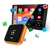 Wired To Wireless Carplay & Android Auto 2 In 1 Dongle BT 5.3 5GHz WiFi Adapter