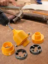 PVC Pipe Threader Kit With 1/2Inch 3/4 Inch 1 Inch Dies Pipe Threader Hand Tools