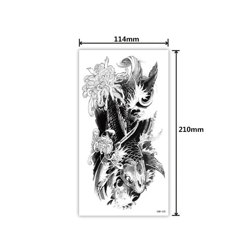 Full Arm Tattoo Sticker Creative Personality Small Full Arm Temporary Tattoo Original Waterproof Sweat Lasting Tattoo Sticker