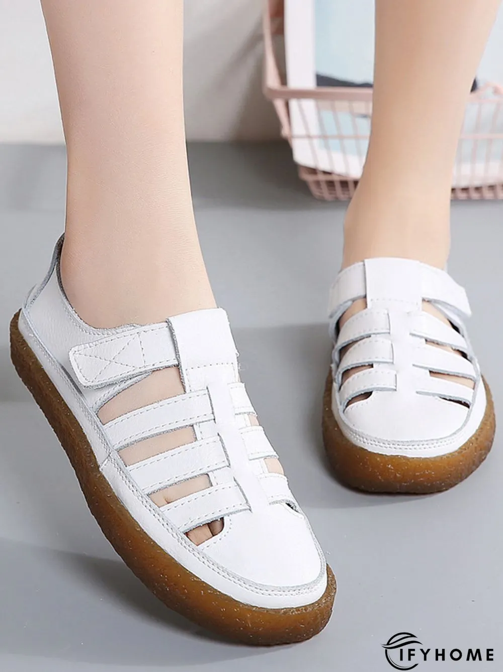 Lightweight Hollow Breathable Retro Soft Soled Shoes | IFYHOME
