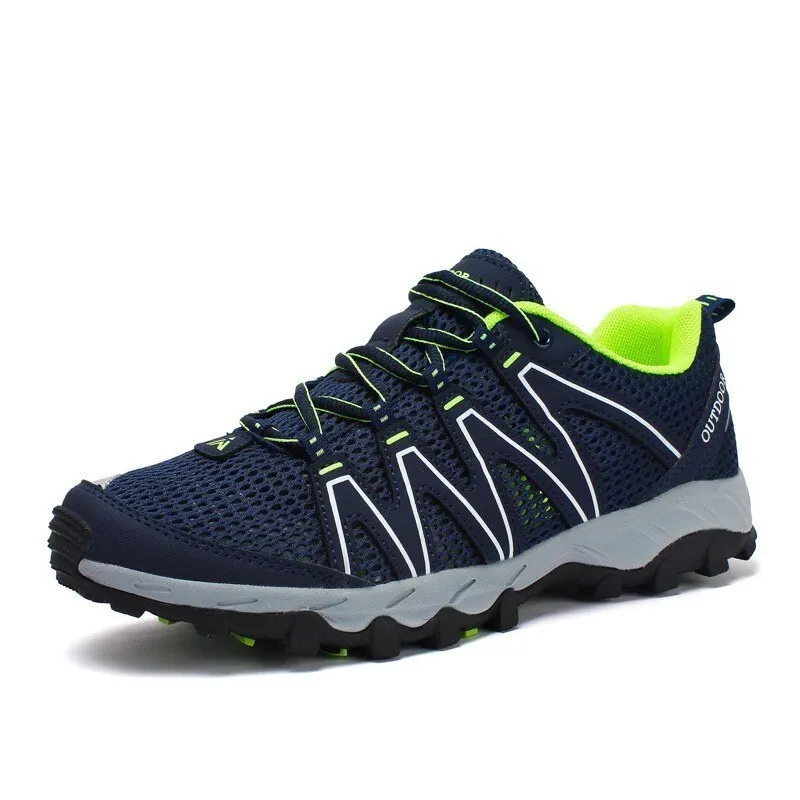 Outdoor Sneakers For Men Women Breathable Hiking Shoes Non Slip Trekking Climbing Sport Shoes Quick Dry Upstream Water Shoes