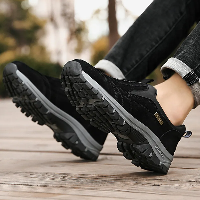 🔥Authenticity Guaranteed-Men's Comfortable Waterproof Breathable Orthopedic Walking Shoes Hiking Shoes