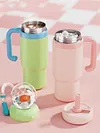 24oz Stainless Steel Whale Fountain Tumbler Perfect for Kids Teens and Adults