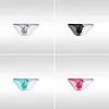 Men's Low Waist Transparent Sexy Ice Silk Seamless U-Convex Briefs