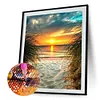 >SALE<Seascape 5D DIY Full Square Diamond Painting Rhinestone Beadwork (F008)