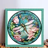 (Counted/Stamped) Dragonfly - 18CT Cross Stitch 20*20cm/7.87*7.87in