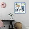 Christmas Deer - 14CT Stamped Cross Stitch Kit(32x32cm)