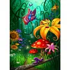 Diamond Painting -DIY Full Square Drill Cartoon Flower