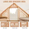 [US Local Warehouse] 2 Pack Shade Sail Poles 10FT Outdoor Sun Shade Poles 2.74in Diameter Heavy Duty Metal Post for Deck Patio Outside Backyard