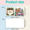 (US Local)6PCS DIY Xmas Diamond Art Greeting Cards Congratulations Cards & Gifts (Squirrel