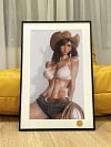 Cowboy Ver. Tifa Lockhart Decorative Painting - (FF7) Final Fantasy VII - Xingkong Studio