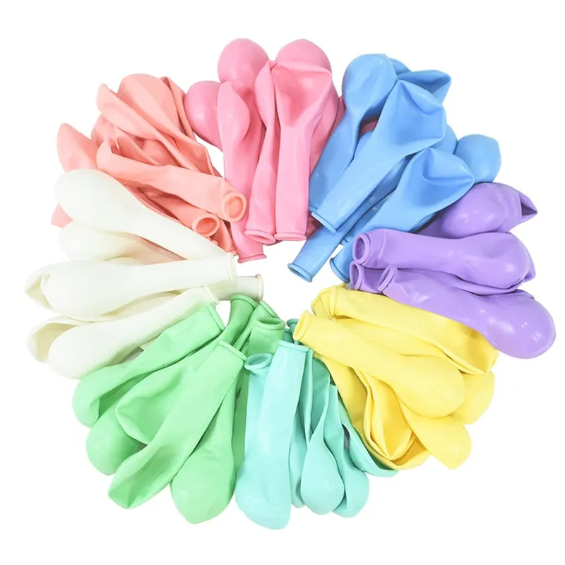 30/60pcs 5inch Macaron Latex Balloons Pastel Candy Balloon Christmas Wedding Birthday Party Decorations Baby Shower Air Globos