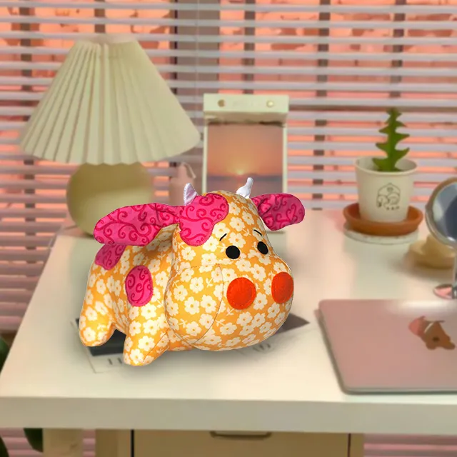 🐂Cow Sewing Pattern Sew a Plush Toy - Delivery Template and Instruction