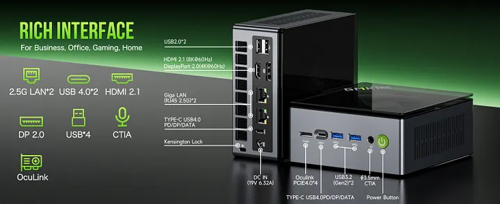 GMKtec GMKtec NucBox M7 Mini PC AMD Ryzen™ 7 PRO 6850H 299.99