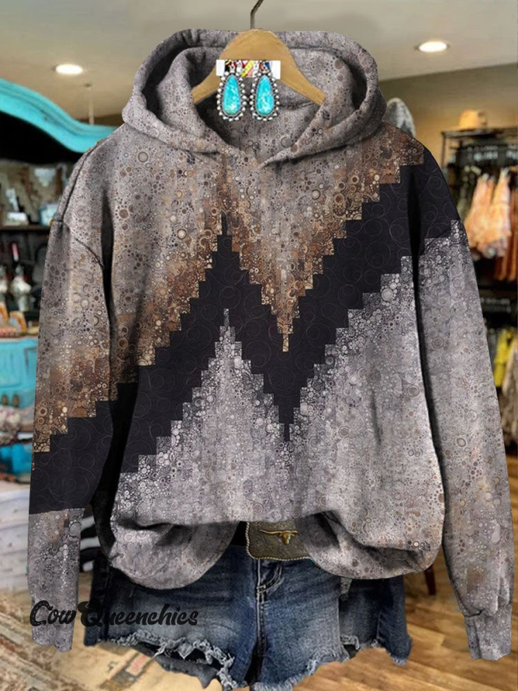 Women&rsquo;s Vintage Print Casual Sweatshirt As Shown / S