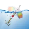 16Pcs Metal Spoon Spinner Fishing Lure Spoonbait Crankbaits for Bass Pike Trout