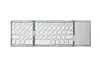Tri-fold Wireless Bluetooth Keyboard with Touchpad Portable Thin Bluetooth Keyboard Rechargeable, Foldable, Suitable for Travel, Compatible with Laptops, Tablets, Smartphones and Windows iOS Android Systems