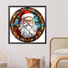 【Limited Stock Sale】Santa Claus Glass Painting-Paint by Numbers Acrylic Painting 40*40CM