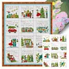 [Brand]Christmas Vacation - 14CT Stamped Cross Stitch - 36*47cm - Xmas