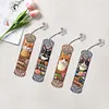 4Pcs Cats Special Shape Diamond Painting Bookmark for Reading Day Gifts
