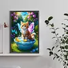 Diamond Painting-DIY Full Round Drill Wings Cat(60*40 CM)