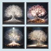 4pcs Diamond Painting-DIY Full Round Drill Tree(30x30cm)