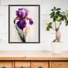 Iris Flower-11CT Stamped Cross Stitch 40*50cm