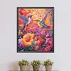 Bird With Flower - Round AB Drills Diamond Painting(55*45cm)
