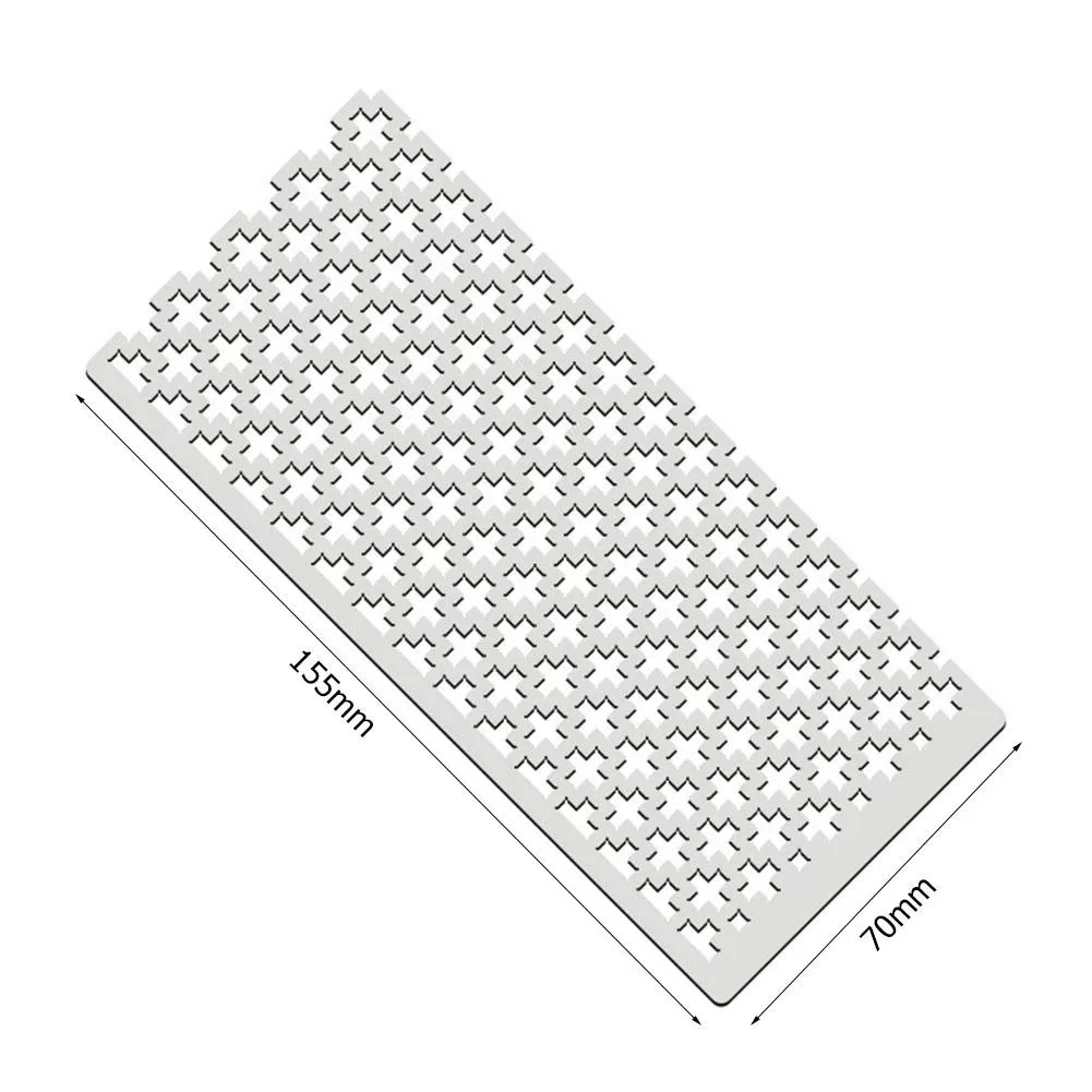 125 Diamond Painting Tools Square Drill Cross Stitch Point Drill Ruler (B)