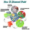 (US Local)6pcs DIY Sailboat And Sea Diamond Art Crafts Coaster Full Drill Diamond Coaster