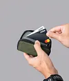 ALPAKA Zip Coin Wallet 210D Composite Zipper Coin Wallet