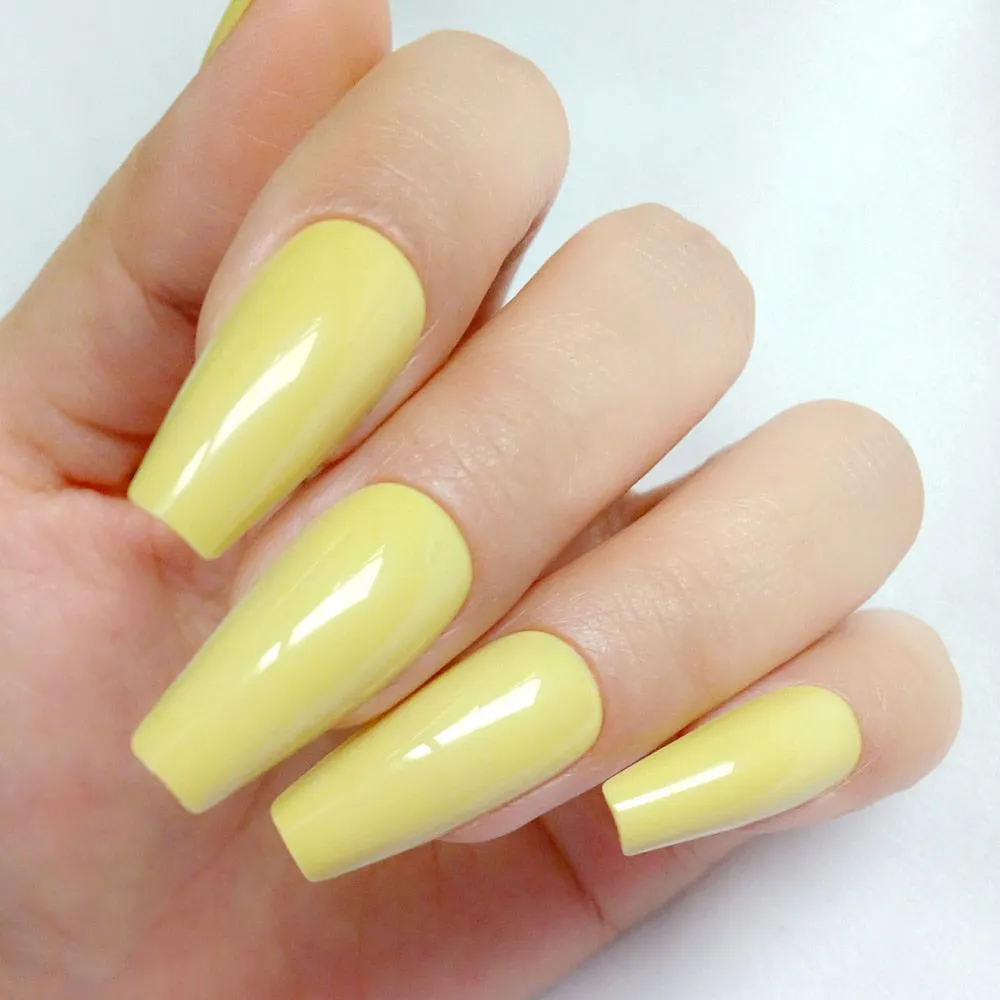 24Pcs Glossy Black Long Stiletto Fake Nail Ballerina Coffin False Nails For Design DIY Full Cover Lady Finger Tips Manicure Tool-Nail Inspo
