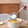304 Stainless Steel Fine Mesh Strainer Multi-functional Sieve Colander with Handle Fat Skimmer Spoon Kitchen Gadget for Oil Filter Skimming Grease Foam