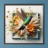 (US Local)Hummingbird Out of the Frame-Full Round Diamond Painting(40x40cm)