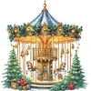 (US Local)4Pack Carousel-Special Shaped Diamond Painting Kit(30x30cm)