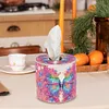 DIY Diamond Painting Handmade Tissue Holder Rhinestones Decorative Tissue Box