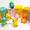 Pikachu/Bulbasaur/Charmander/Squirtle/Psyduck/Jigglypuff - Pokemon Statue / Car Trim - Official