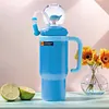 24oz Stainless Steel Whale Fountain Tumbler Perfect for Kids Teens and Adults
