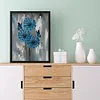 Blue Flowers - 11CT Stamped Cross Stitch - 40*50cm - Flower