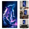(US Local)Wolf -11CT Stamped Cross Stitch Kit(40x70cm)