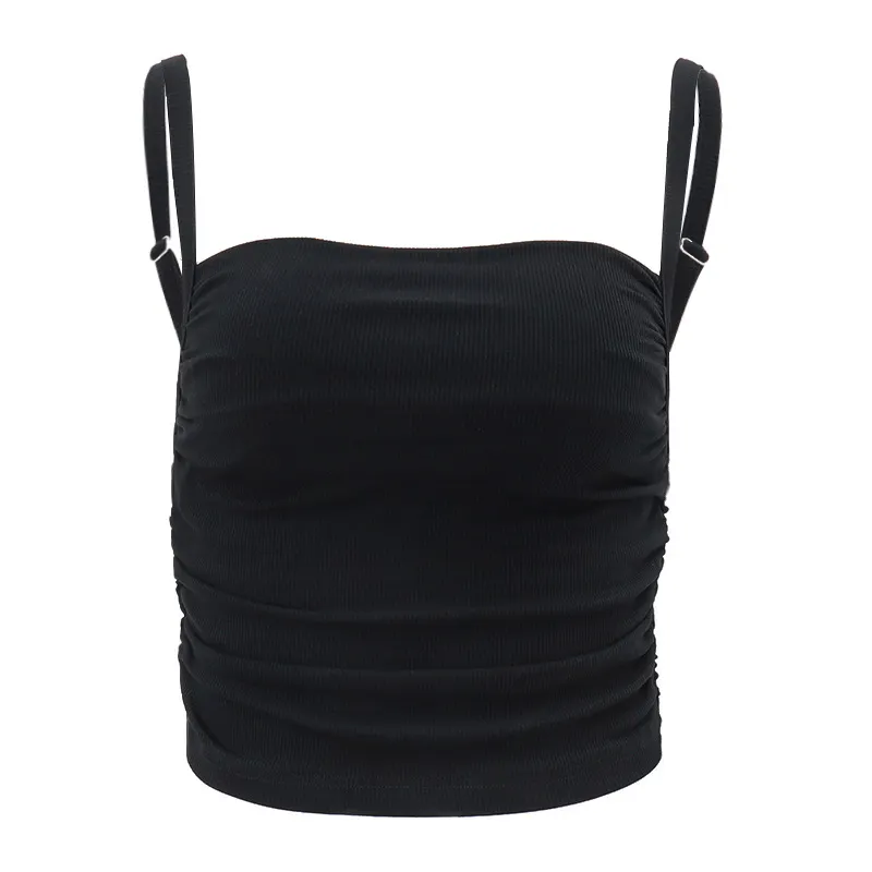 Uveng Uveng Ins Spring Burst Fashion Sexy Pure Desire Wind Short Slim Sleeveless Sling Vest