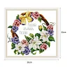 Flower - 14CT Stamped Cross Stitch Kit(35x33cm)