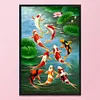 Pond Koi-11CT Stamped Cross Stitch Kit(40*60cm)