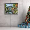 Forest Waterfall-Paint by Numbers Acrylic Painting 50*40CM